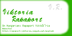 viktoria rapaport business card